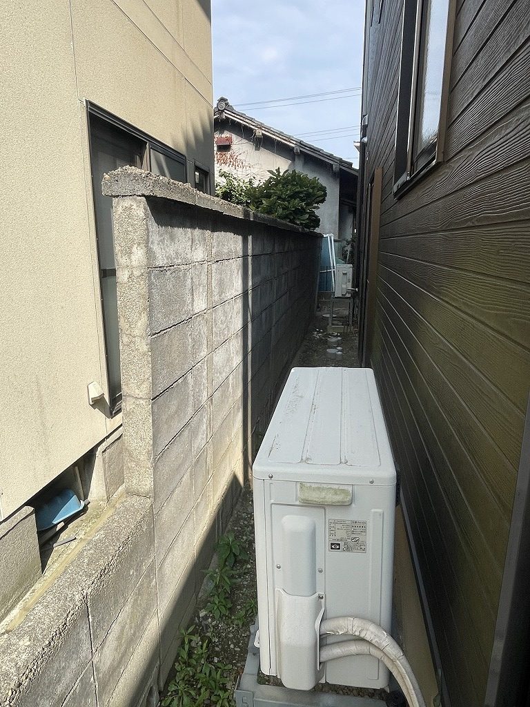 庭じまい ブロック塀解体 補強 狭小地 狭い土地