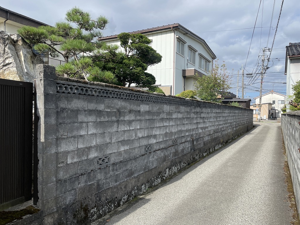 庭じまい ブロック塀解体 防災 アルミフェンス