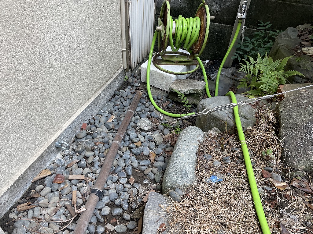 庭じまい ブロック塀解体 補強 狭小地 狭い土地